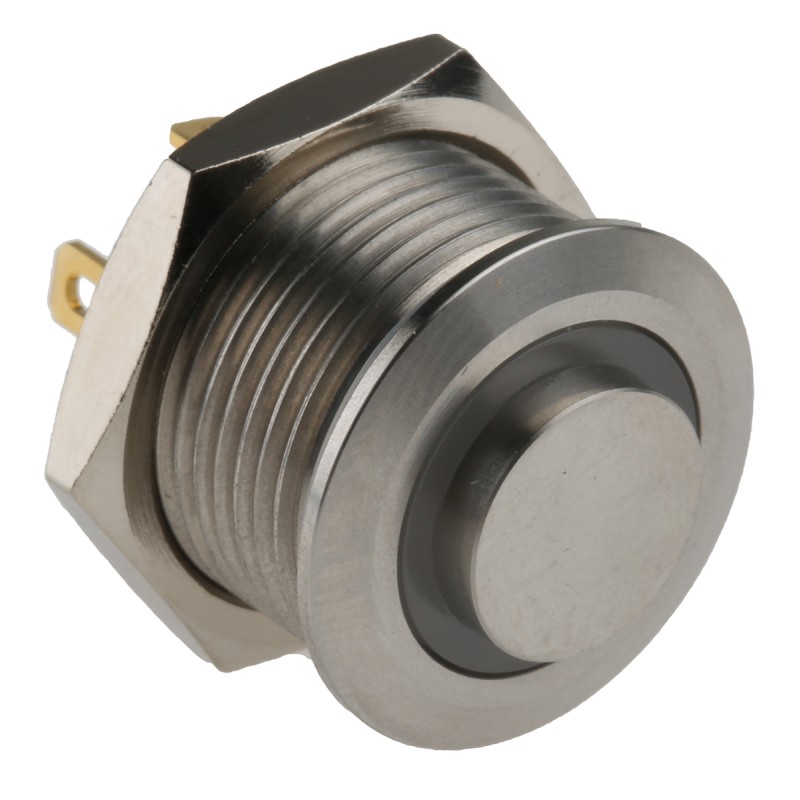 20 pcs - RS PRO Illuminated Push Button Switch, Momentary, Panel Mount, 16mm Cutout, SPST, Yellow LED, 36V dc, IP67