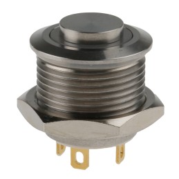 20 pcs - RS PRO Illuminated Push Button Switch, Momentary, Panel Mount, 16mm Cutout, SPST, Yellow LED, 36V dc, IP67