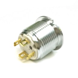 20 pcs - RS PRO Illuminated Push Button Switch, Momentary, Panel Mount, 16mm Cutout, SPST, Blue LED, 36V dc, IP67