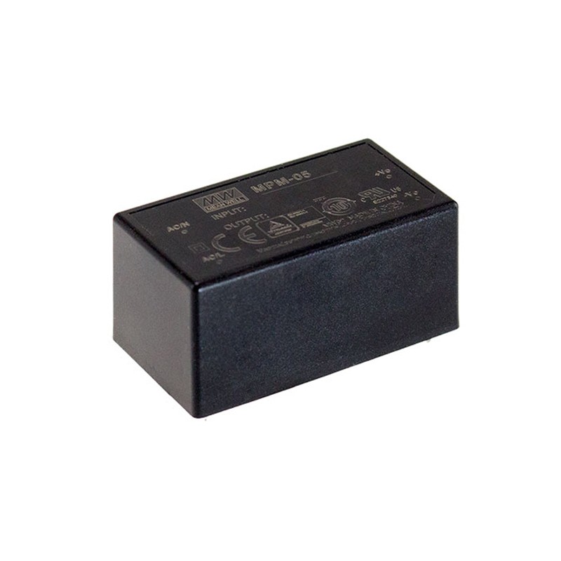 1 pcs : MPM-05-12 - AC/DC CONVERTER 12V 5W