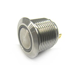 20 pcs - RS PRO Illuminated Push Button Switch, Momentary, Panel Mount, 16mm Cutout, SPST, RGB LED, 36V dc, IP67
