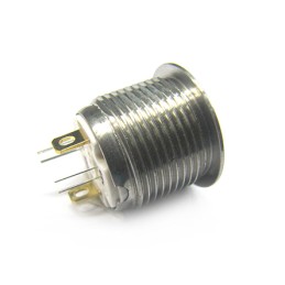 20 pcs - RS PRO Illuminated Push Button Switch, Momentary, Panel Mount, 16mm Cutout, SPST, RGB LED, 36V dc, IP67