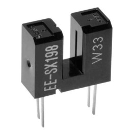 200 pcs - EE-SX198 Omron, Through Hole Slotted Optical Switch, Phototransistor Output