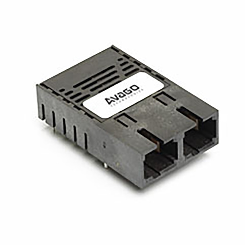 10 pcs - Broadcom AFBR-5803TZ Fibre Optic Transceiver, ST Connector, 125Mbit/s, 1380nm 1380nm 9-Pin SIP