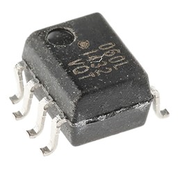100 pcs - Broadcom, HCPL-060L-000E DC Input Phototransistor Output Optocoupler, Surface Mount, 8-Pin SOIC
