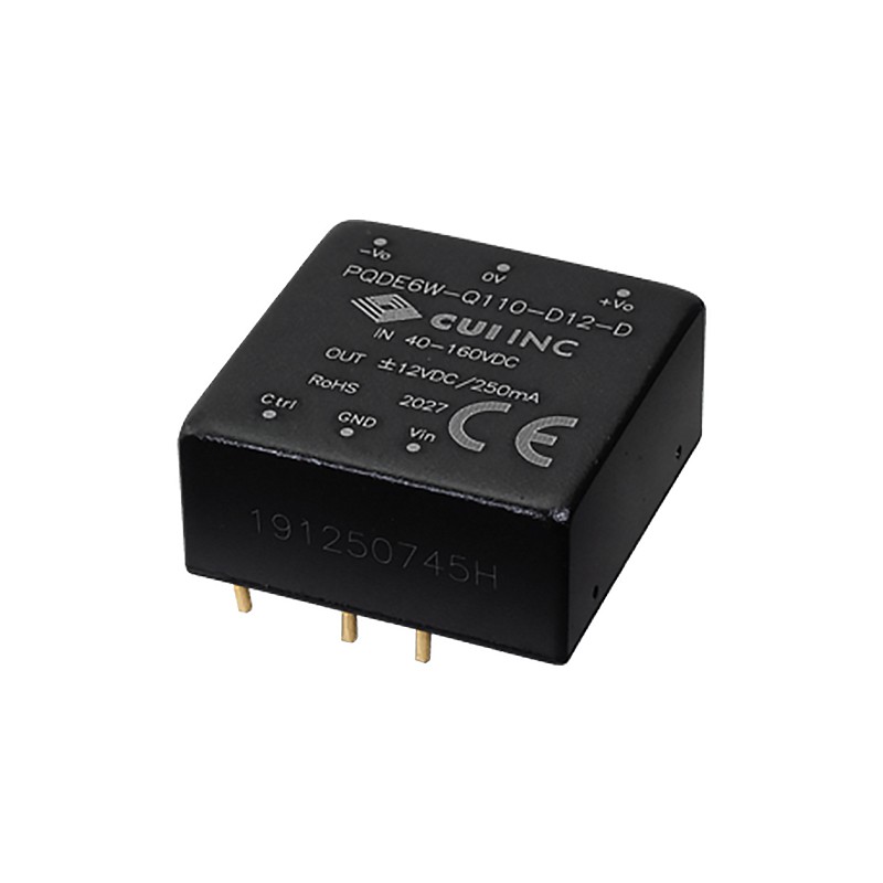1 pcs : PQDE6W-Q110-S12-D - DC DC CONVERTER 12V 6W