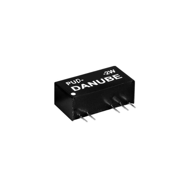 1 pcs : PUD-0524-2W - DC DC CONVERTER +/-24V 2W