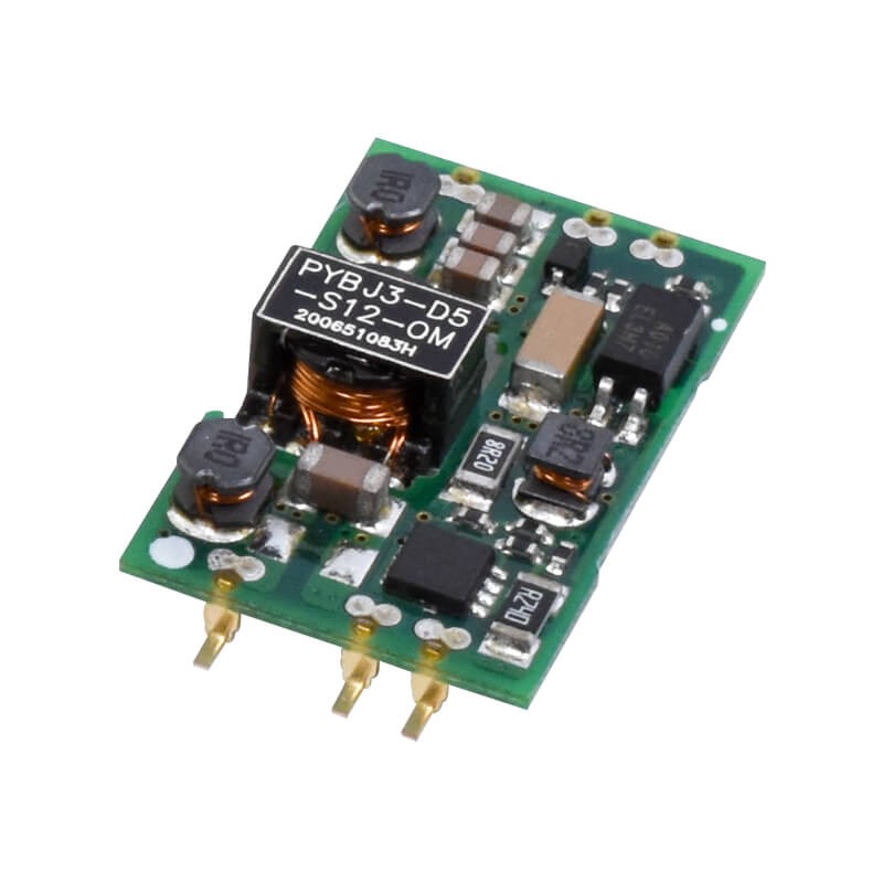 1 pcs : PYBJ3-D24-S12-OM - DC DC CONVERTER 12V 3W