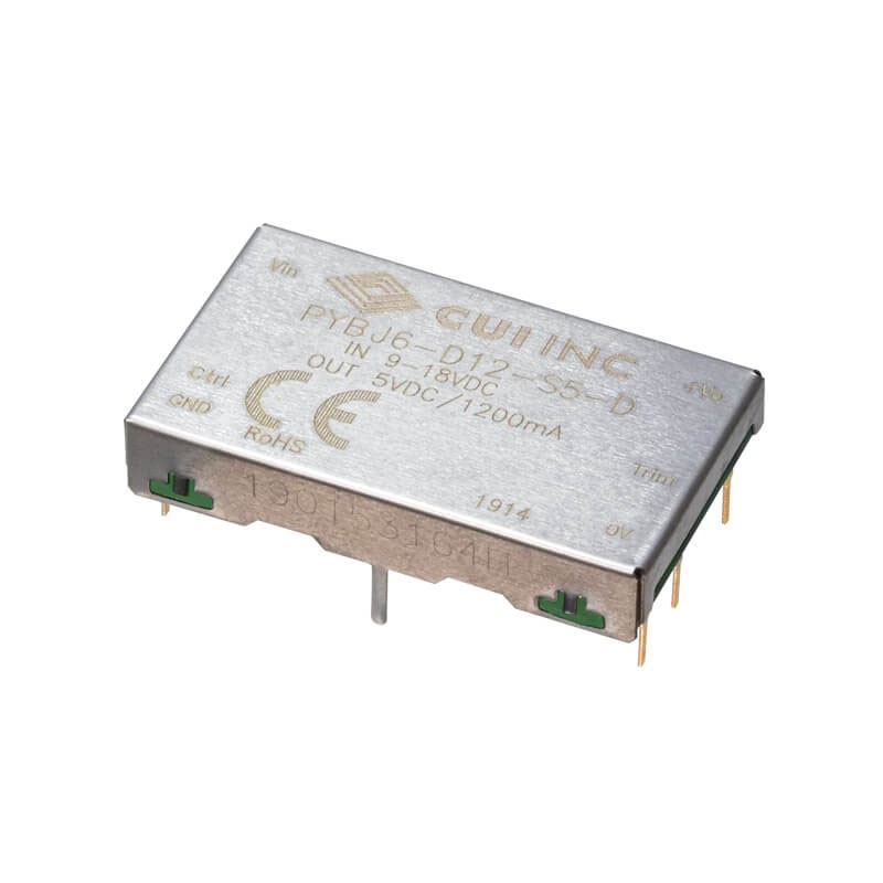 1 pcs : PYBJ6-D12-S15-D - DC DC CONVERTER 15V 6W