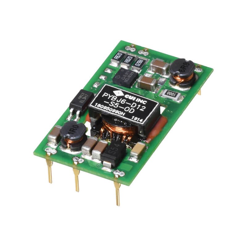 1 pcs : PYBJ6-D12-S15-OD - DC DC CONVERTER 15V 6W