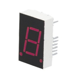 120 pcs - HDSP-N151 Broadcom 7-Segment LED Display, CA Red 14 mcd RH DP 20.3mm
