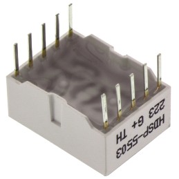 120 pcs - HDSP-3901 Broadcom 7-Segment LED Display, CA Red 7 mcd RH DP 20.3mm