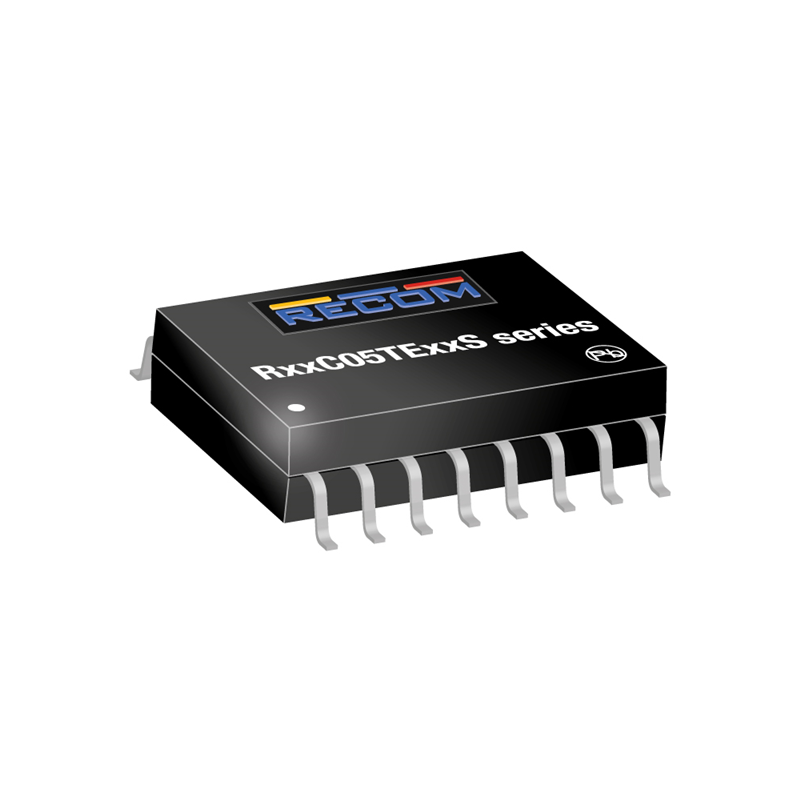 1 pcs : R05C05TE05S-CT - DC DC CONVERTER 5V 500MW