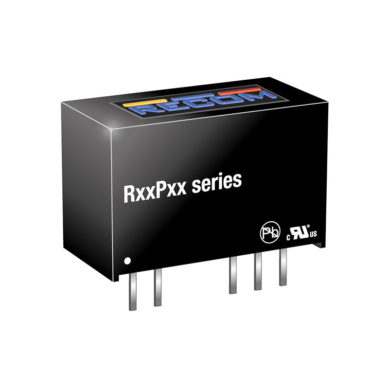 1 pcs : R05P09S/P - DC DC CONVERTER 9V 1W