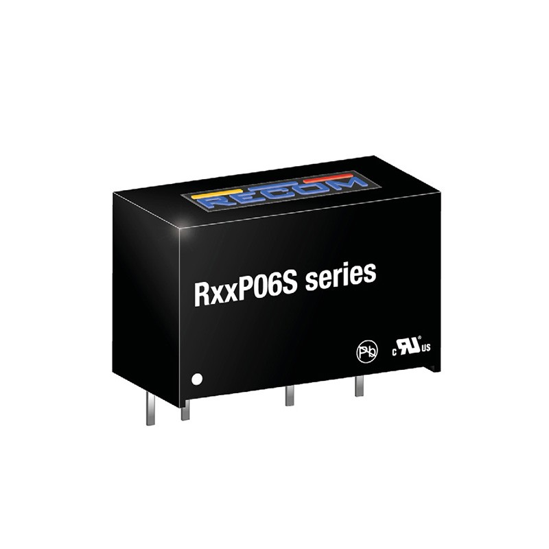 1 pcs : R15P06S - DC DC CONVERTER 6V 1W