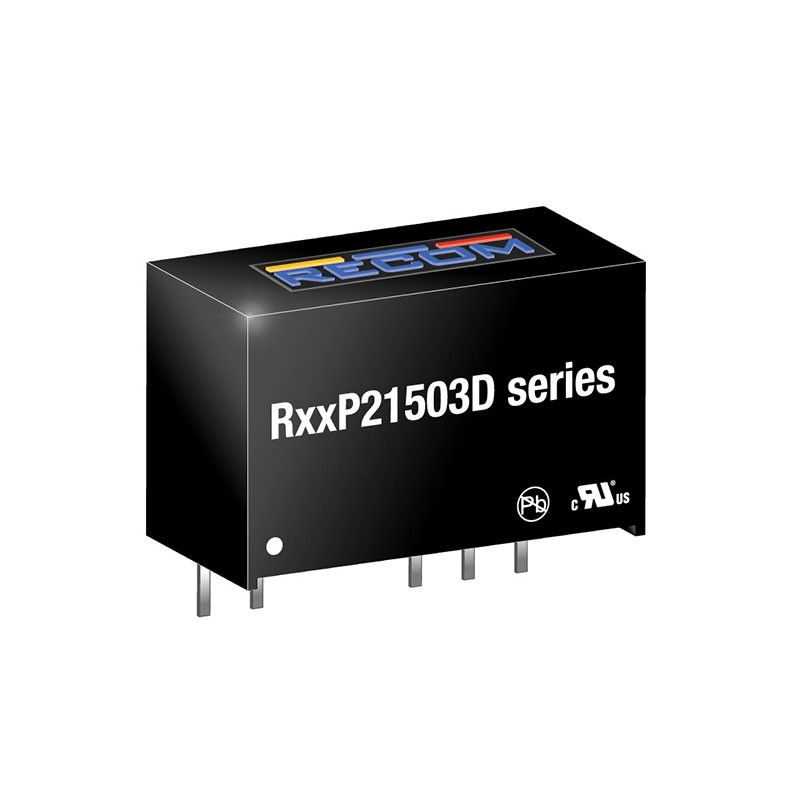 1 pcs : R15P21503D - DC DC CONVERTER 15V -3V 2W