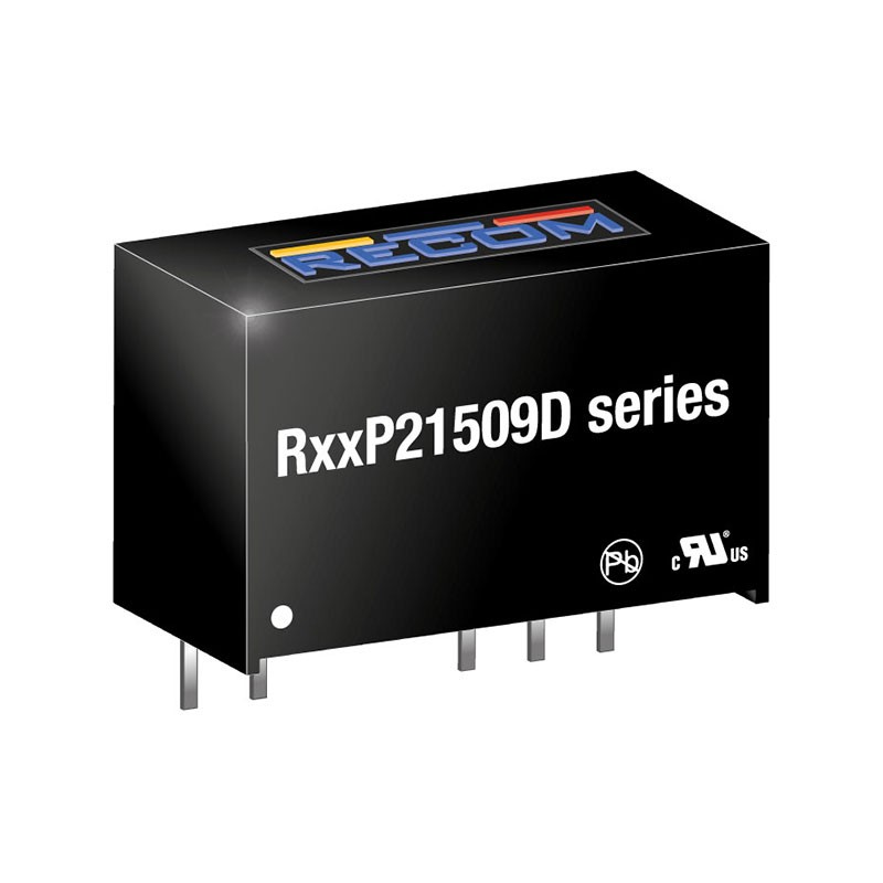 1 pcs : R24P21509D/P - DC DC CONVERTER 15V -9V 2W