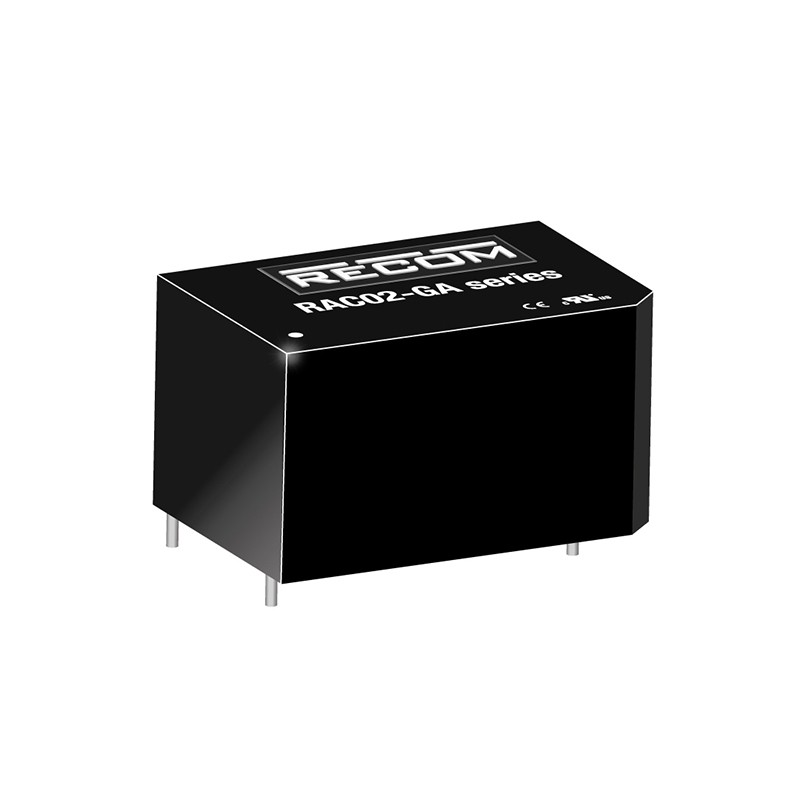 1 pcs : RAC02-12SGA - AC/DC CONVERTER 12V 2W