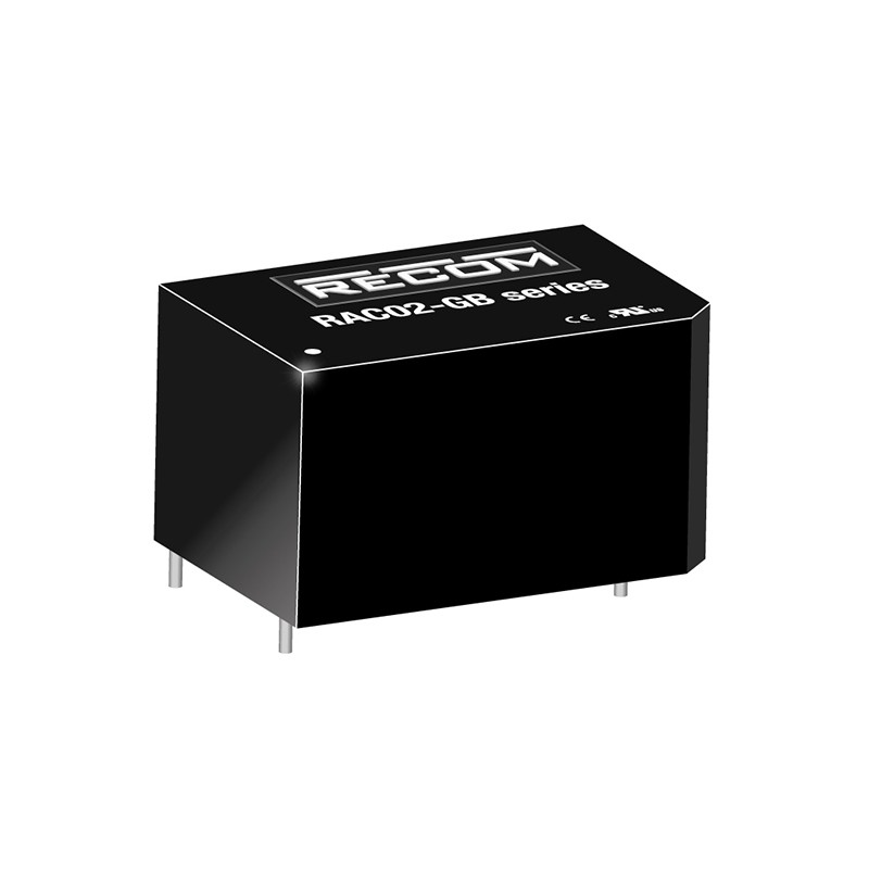 1 pcs : RAC02-12SGB - AC/DC CONVERTER 12V 2W