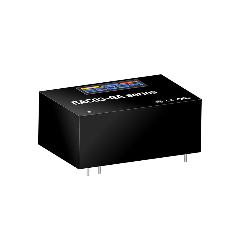 1 pcs : RAC03-24SGA - AC/DC CONVERTER 24V 3W