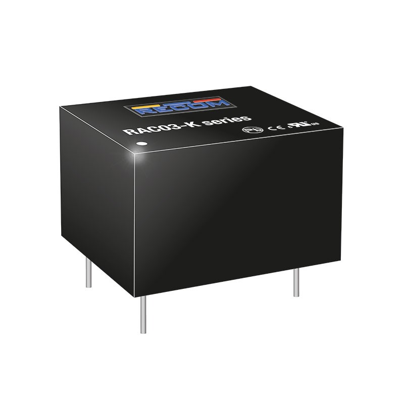 1 pcs : RAC03-24SK - AC/DC CONVERTER 24V 3W