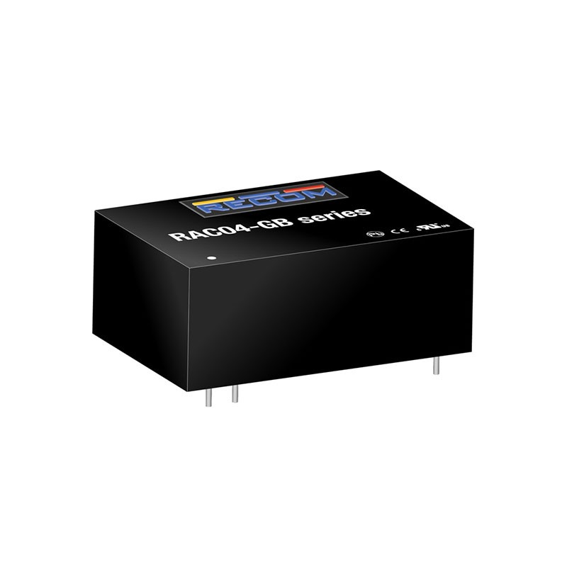 1 pcs : RAC04-12SGB - AC/DC CONVERTER 12V 4W