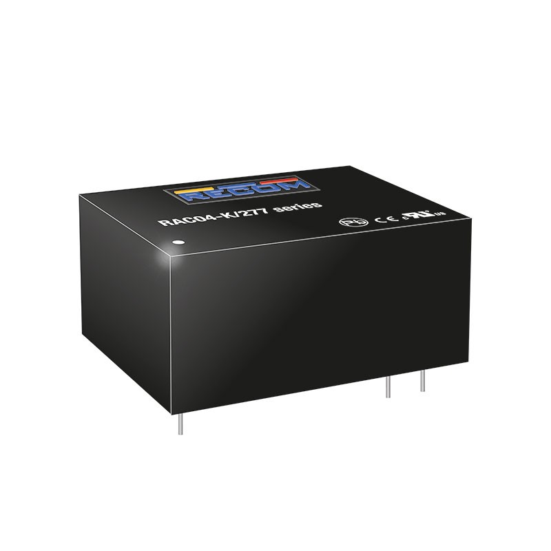 1 pcs : RAC04-12SK/277 - AC/DC CONVERTER 12V 4W