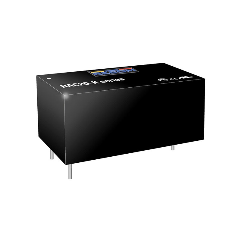 1 pcs : RAC20-15SK - AC/DC CONVERTER 15V 20W