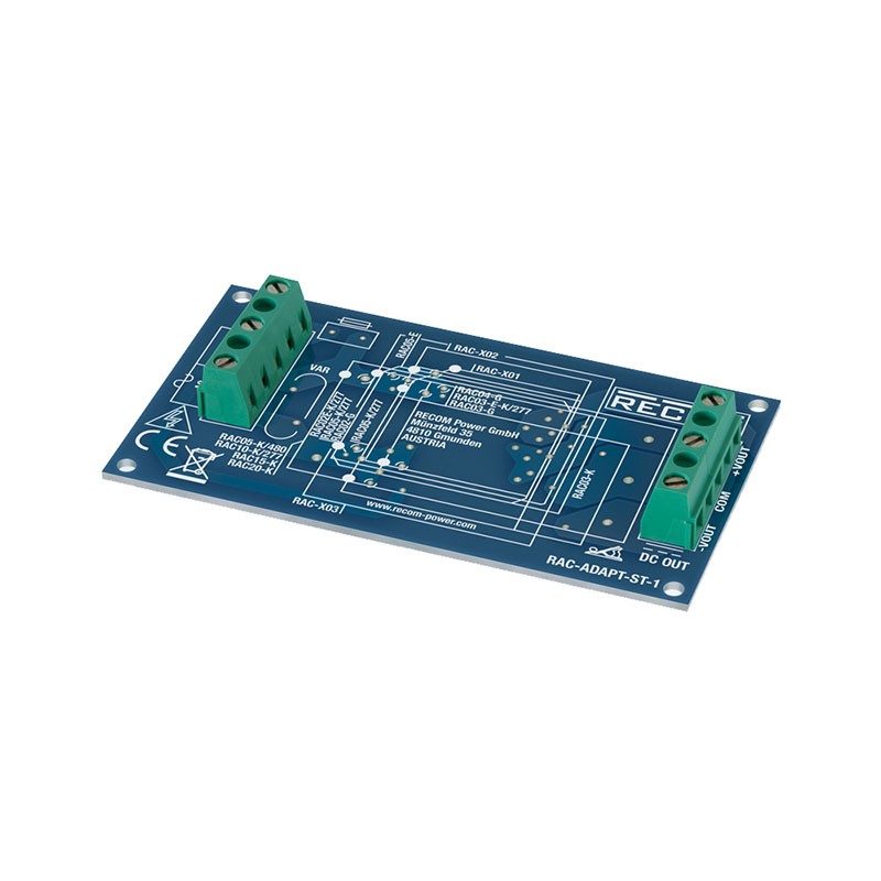1 pcs : RAC-ADAPT-ST-1 - ADAPTER BOARD FOR RECOM AC/DC CO