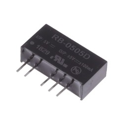1 pcs : RB-0505D - DC DC CONVERTER +/-5V 1W