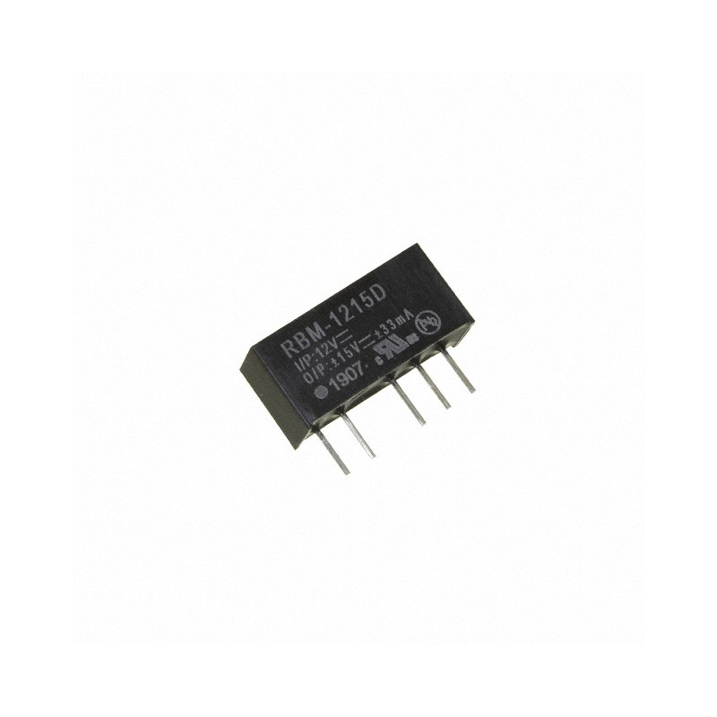 1 pcs : RBM-1215D - DC DC CONVERTER +/-15V 1W