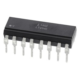 25 pcs - Lite-On, LTV-846 DC Input Transistor Output Quad Optocoupler, Through Hole, 16-Pin PDIP