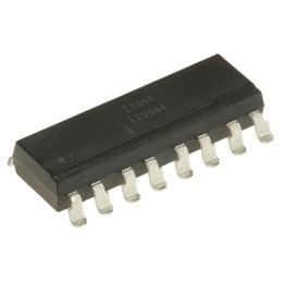 25 pcs - Lite-On, LTV-844S AC Input Transistor Output Quad Optocoupler, Surface Mount, 16-Pin PDIP