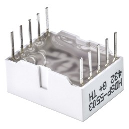 320 pcs - HDSP-5503 Avago 7-Segment LED Display, CC Red 3.7 mcd RH DP 14.2mm