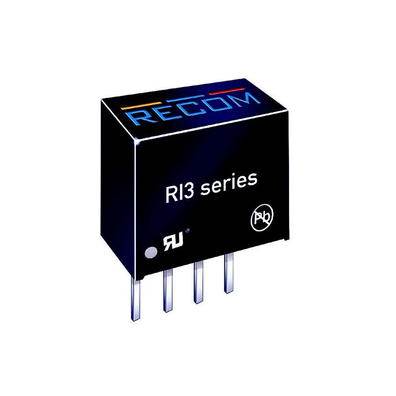 1 pcs : RI3-0512S/H3 - DC DC CONVERTER 12V 3W