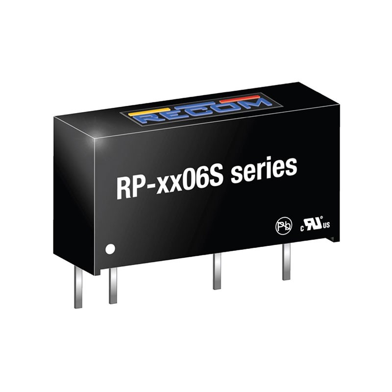 1 pcs : RP-1206S - DC DC CONVERTER 6V 1W