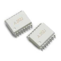 45 pcs - Broadcom, ACPL-352J-000E MOSFET Output Optocoupler, Surface Mount, 16-Pin