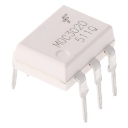 50 pcs - onsemi, MOC3020M DC Input Triac Output Optocoupler, Through Hole, 6-Pin DIP