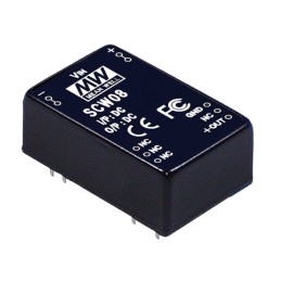 1 pcs : SCW08A-05 - DC DC CONVERTER 5V 8W