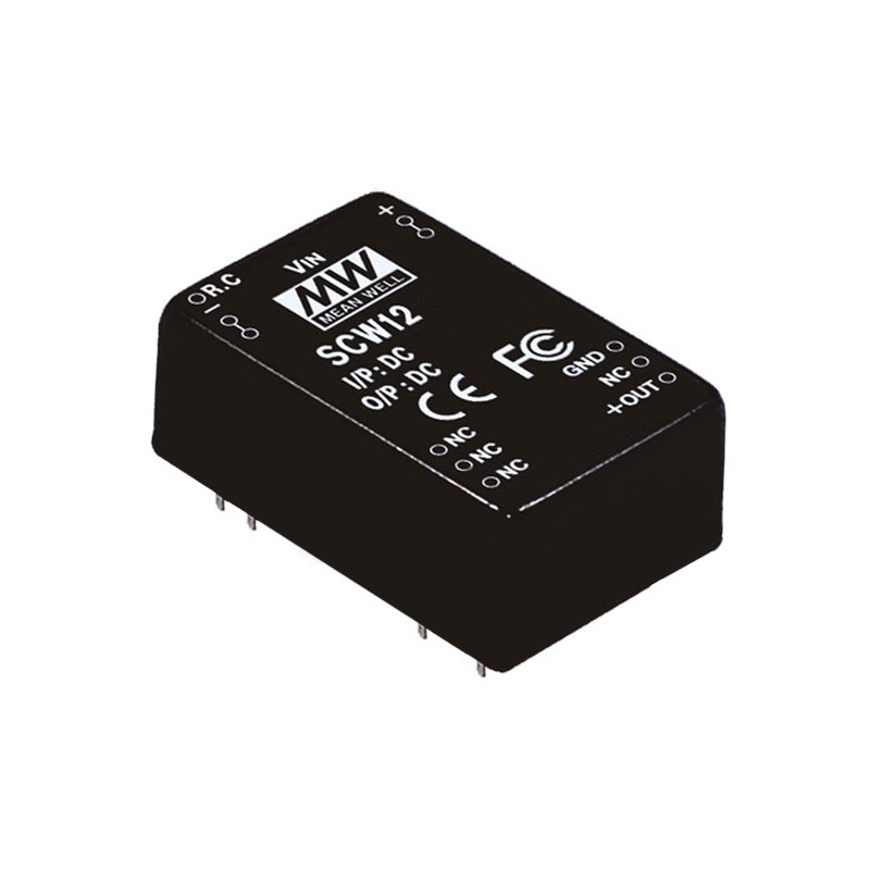 1 pcs : SCW12C-15 - DC DC CONVERTER 15V 12W