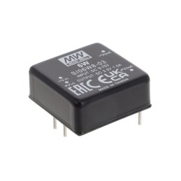 1 pcs : SI06W8-03 - 6W 9-75VIN 3.3VOUT @1500MA,1'