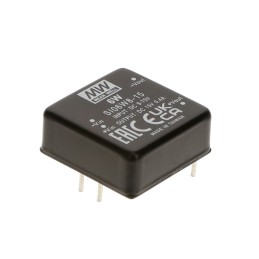 1 pcs : SI06W8-15 - 6W 9-75VIN 15VOUT @400MA,1'*1