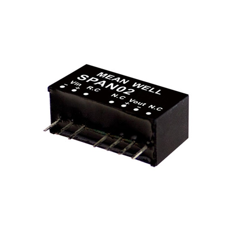 1 pcs : SPAN02B-05 - DC DC CONVERTER 5V 2W