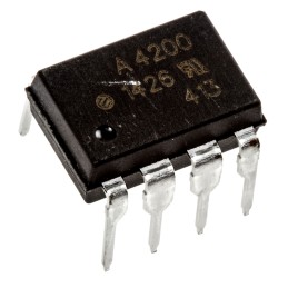 50 pcs - Broadcom, HCPL-4200-000E DC Input Logic Gate Output Optocoupler, Through Hole, 8-Pin PDIP