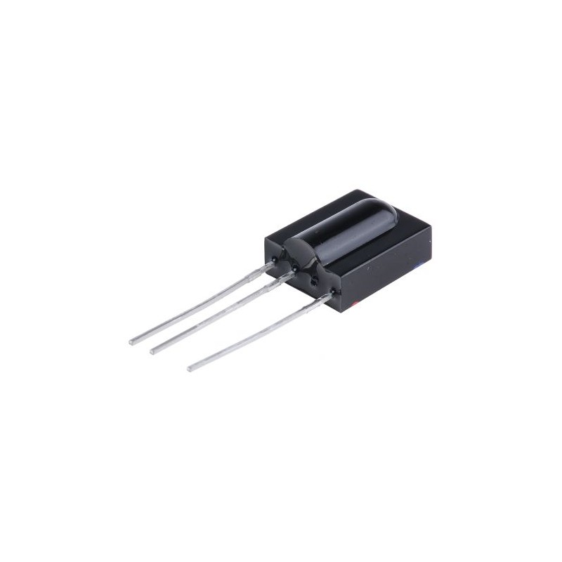 50 pcs - Vishay TSOP31438, 38kHz IR Receiver, 950nm ±45 °, 45m Range, 2.5 V - 5.5V, Through Hole, 10 x 5.8 x 12.5mm