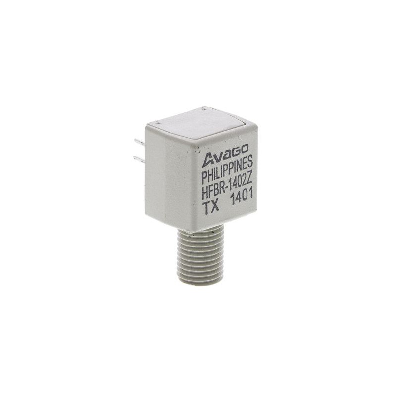 60 pcs - Broadcom HFBR-1402Z, 5Mbit/s Fibre Optic Transmitter 865nm SMA Connector, 22.2 x 12.7 x 10.2mm