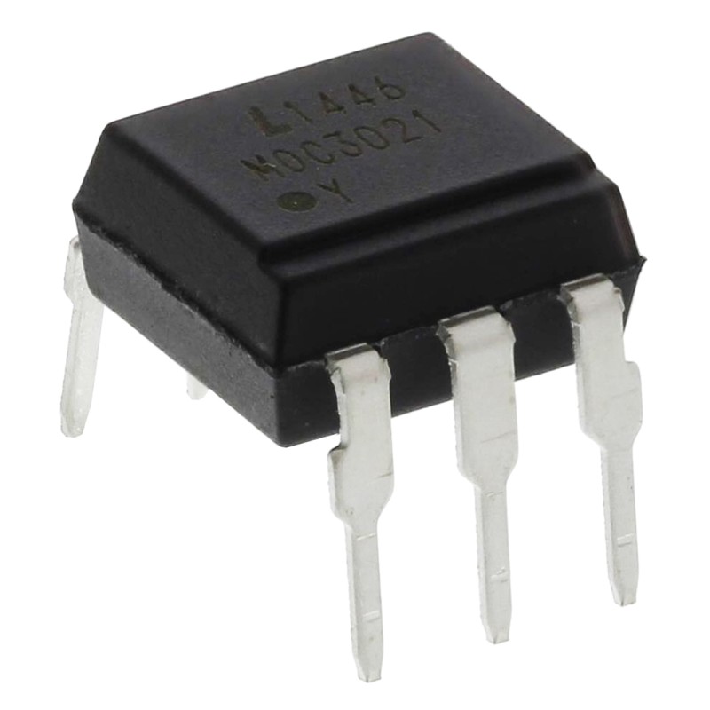 65 pcs - Lite-On, MOC3021 Triac Output Optocoupler, Through Hole, 6-Pin PDIP