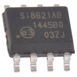 96 pcs - SI8621AB-B-IS Skyworks Solutions Inc, 2-Channel Digital Isolator 1Mbps, 2.5 kVrms, 8-Pin SOIC