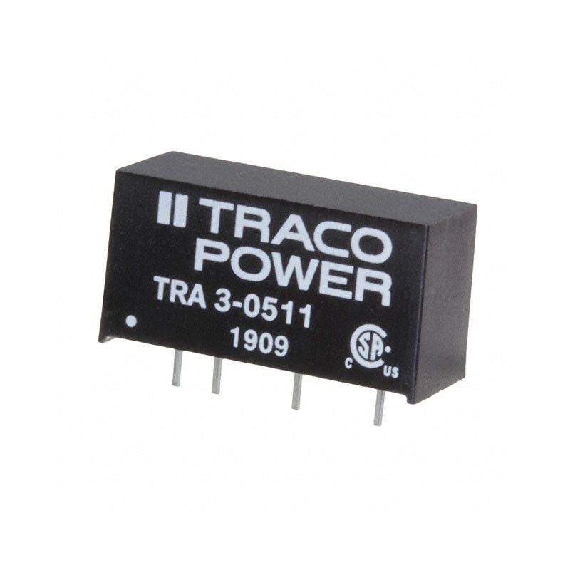 1 pcs : TRA 3-0511 - DC DC CONVERTER 5V 3W