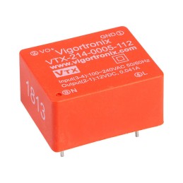 1 pcs : VTX-214-0005-106 - AC/DC CONVERTER 6V 0.5W